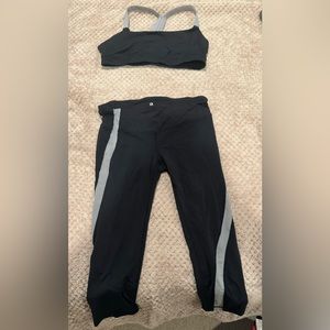 Gap sports bra and Capri leggings